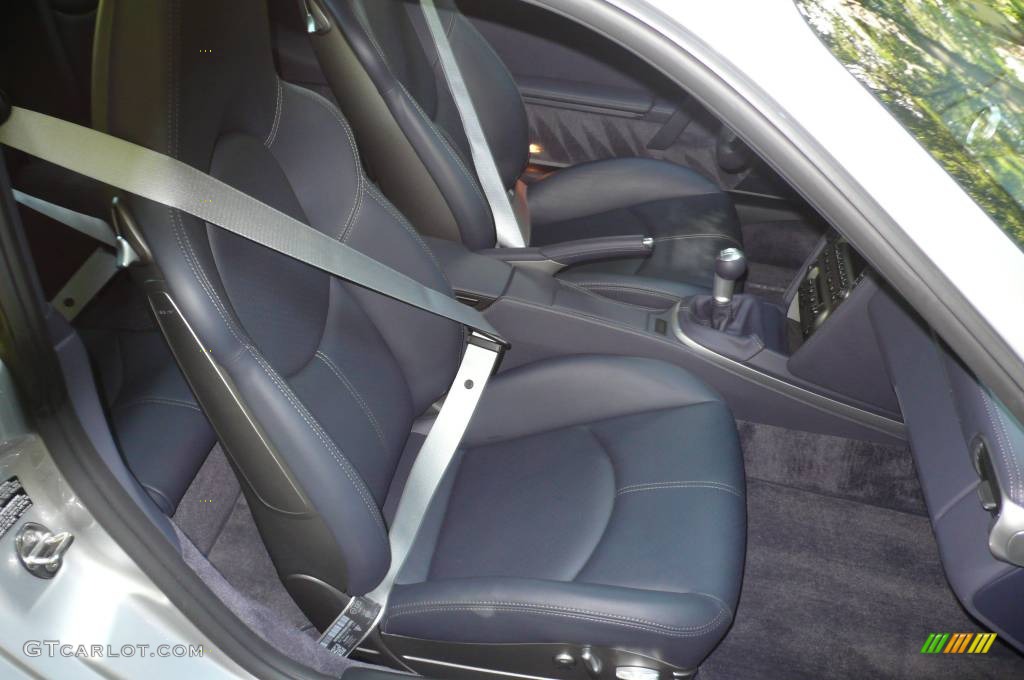 Sea Blue Interior 2007 Porsche 911 Turbo Coupe Photo #757546