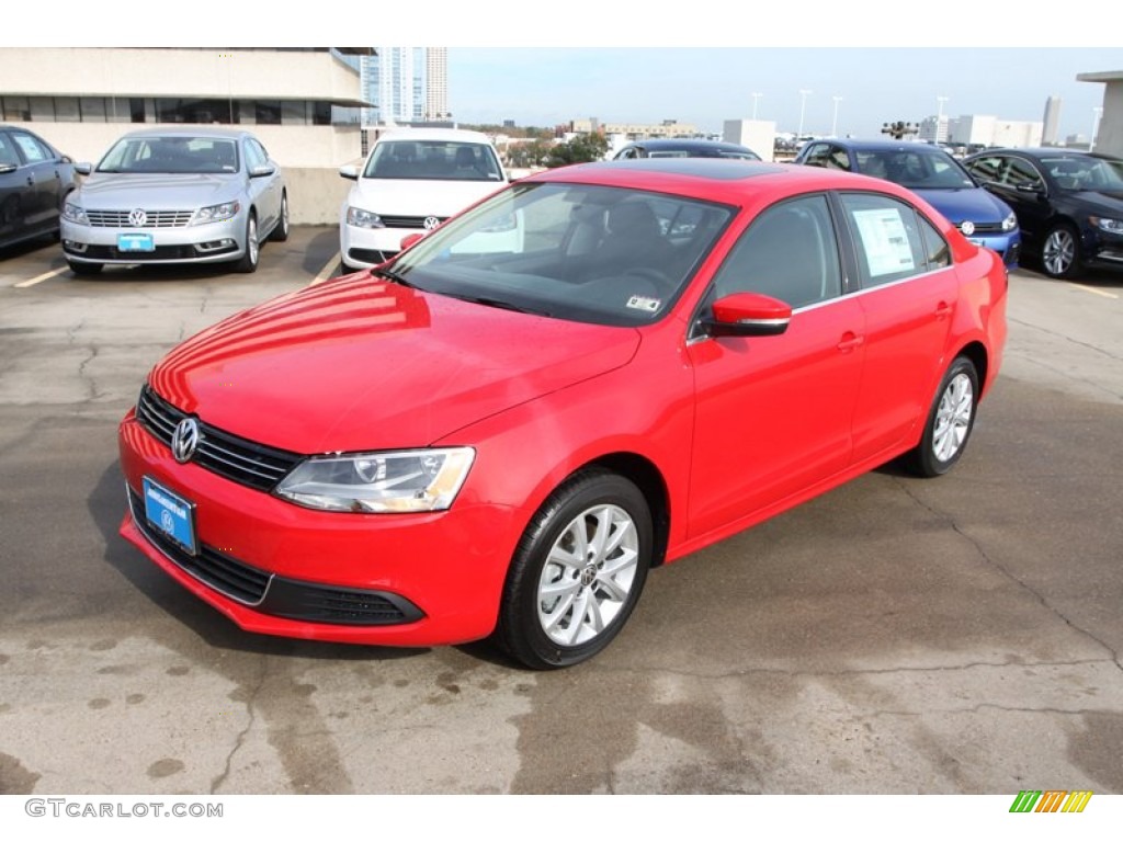 Tornado Red 2013 Volkswagen Jetta SE Sedan Exterior Photo #75754875