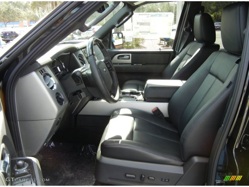 Charcoal Black Interior 2013 Ford Expedition EL Limited Photo #75755338