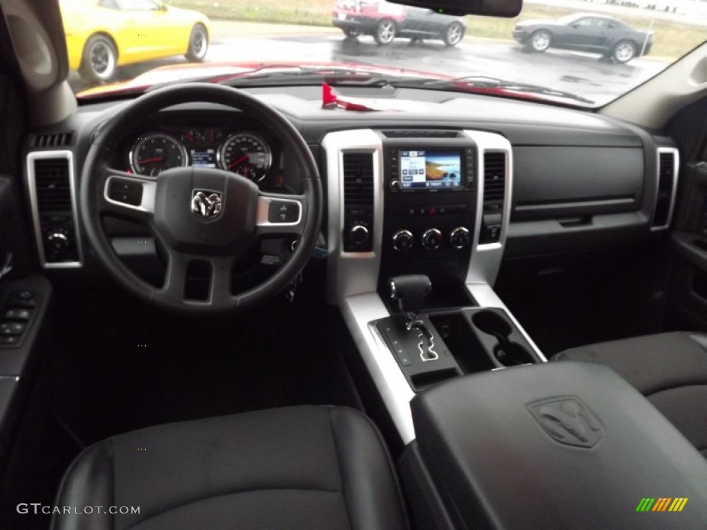 2011 Ram 1500 Sport Crew Cab 4x4 - Flame Red / Dark Slate Gray photo #7