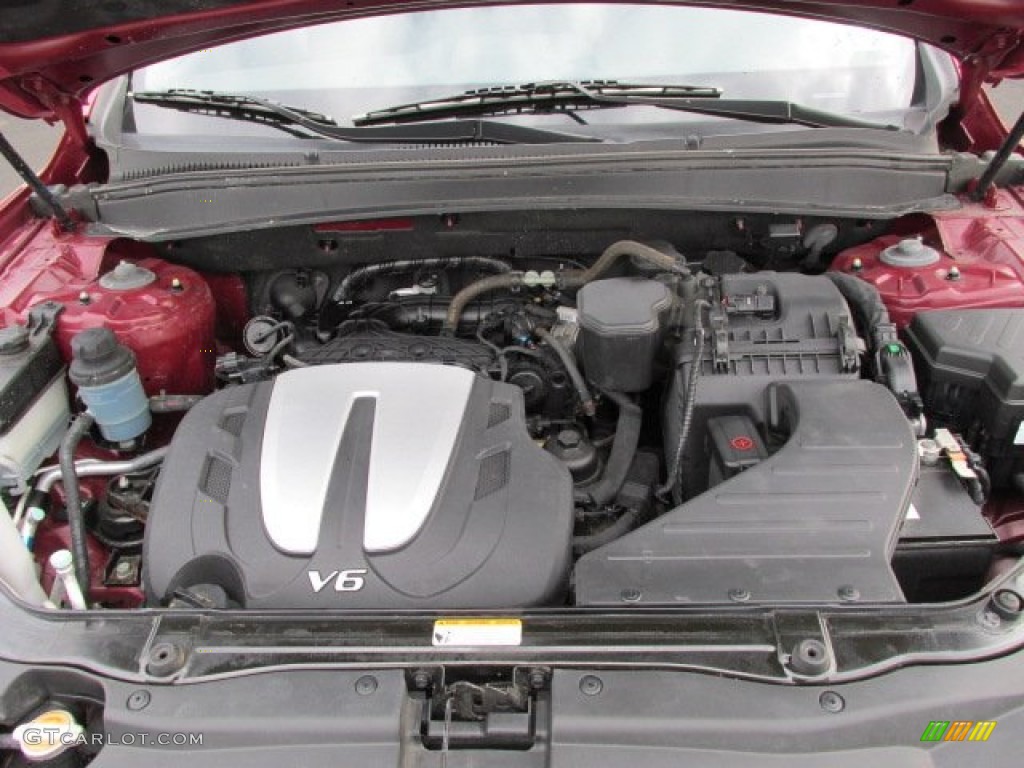 2010 Hyundai Santa Fe SE 4WD Engine Photos