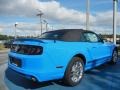 2013 Grabber Blue Ford Mustang V6 Premium Convertible  photo #3