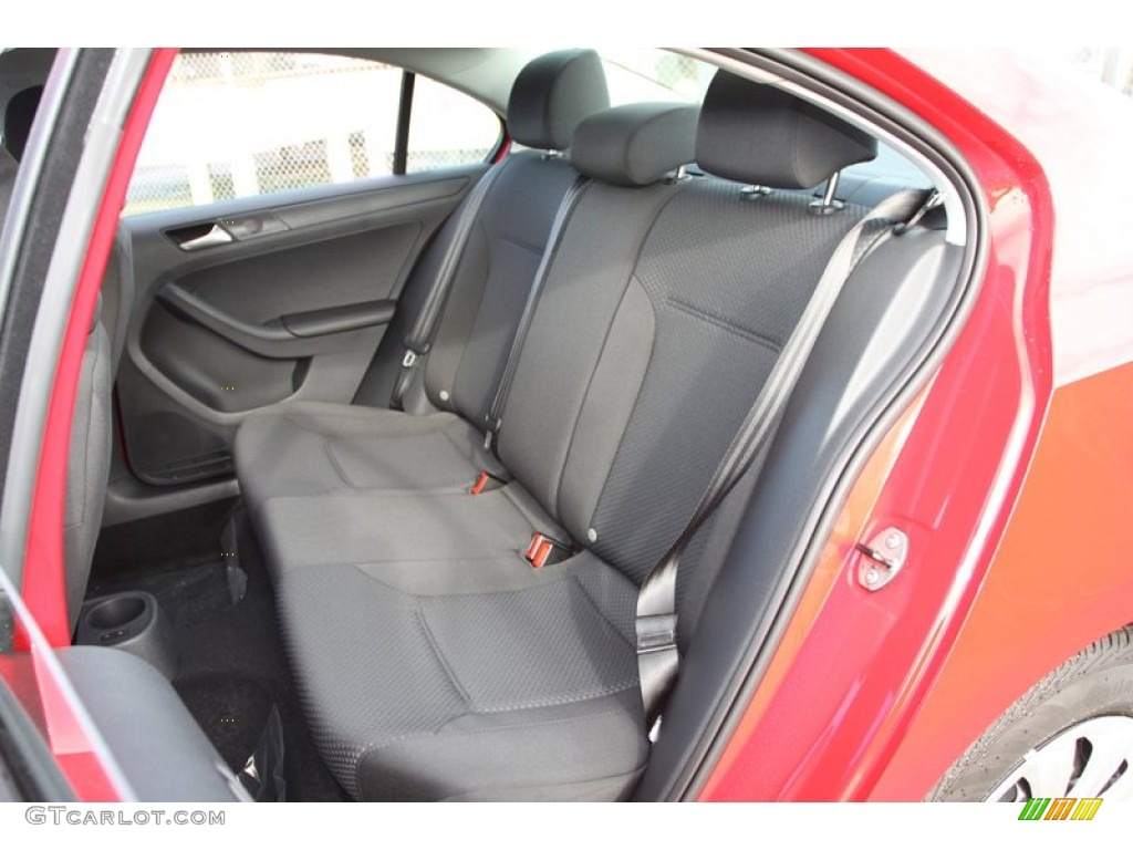 Titan Black Interior 2013 Volkswagen Jetta S Sedan Photo #75755651