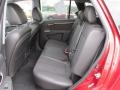 2010 Hyundai Santa Fe Cocoa Black Interior Rear Seat Photo
