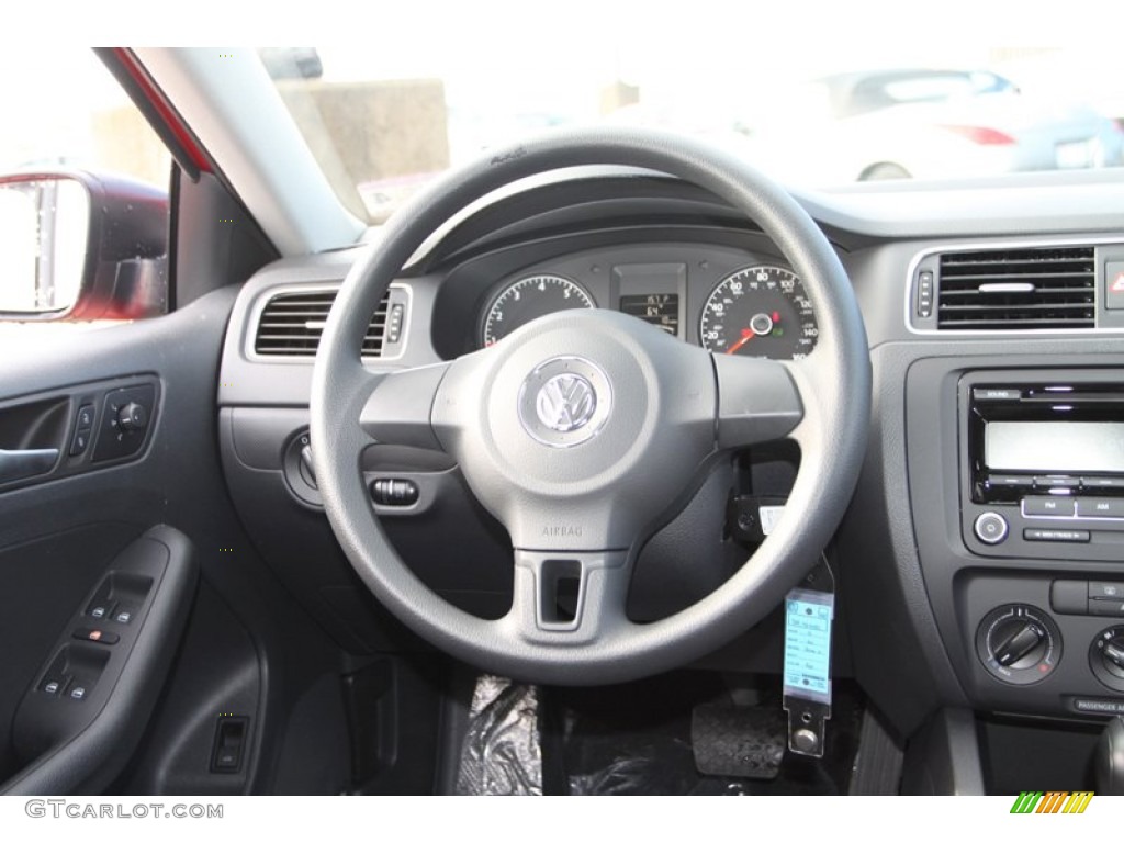2013 Volkswagen Jetta S Sedan Steering Wheel Photos