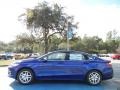 2013 Deep Impact Blue Metallic Ford Fusion SE 1.6 EcoBoost  photo #2