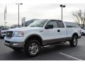 Oxford White - F150 Lariat SuperCab 4x4 Photo No. 6