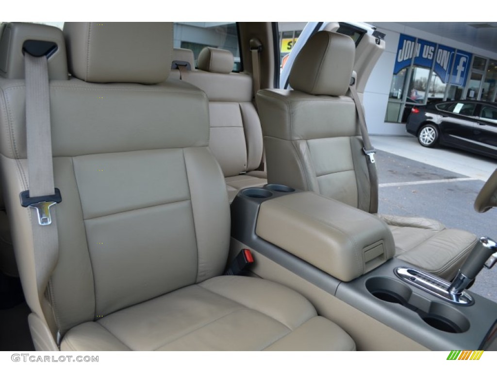 2005 F150 Lariat SuperCab 4x4 - Oxford White / Tan photo #18