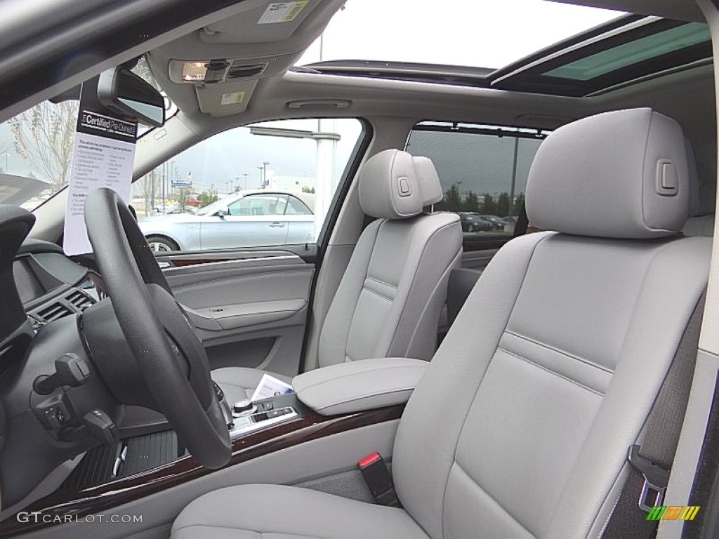 Grey Nevada Leather Interior 2009 BMW X5 xDrive30i Photo #75758003