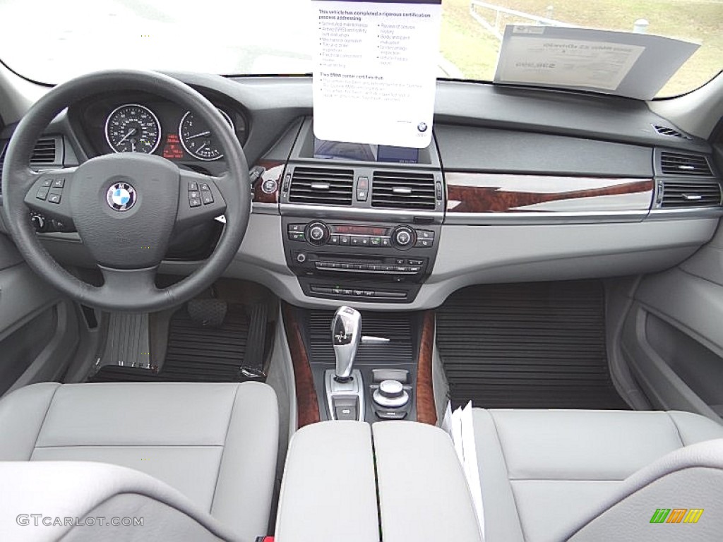 2009 BMW X5 xDrive30i Grey Nevada Leather Dashboard Photo #75758048