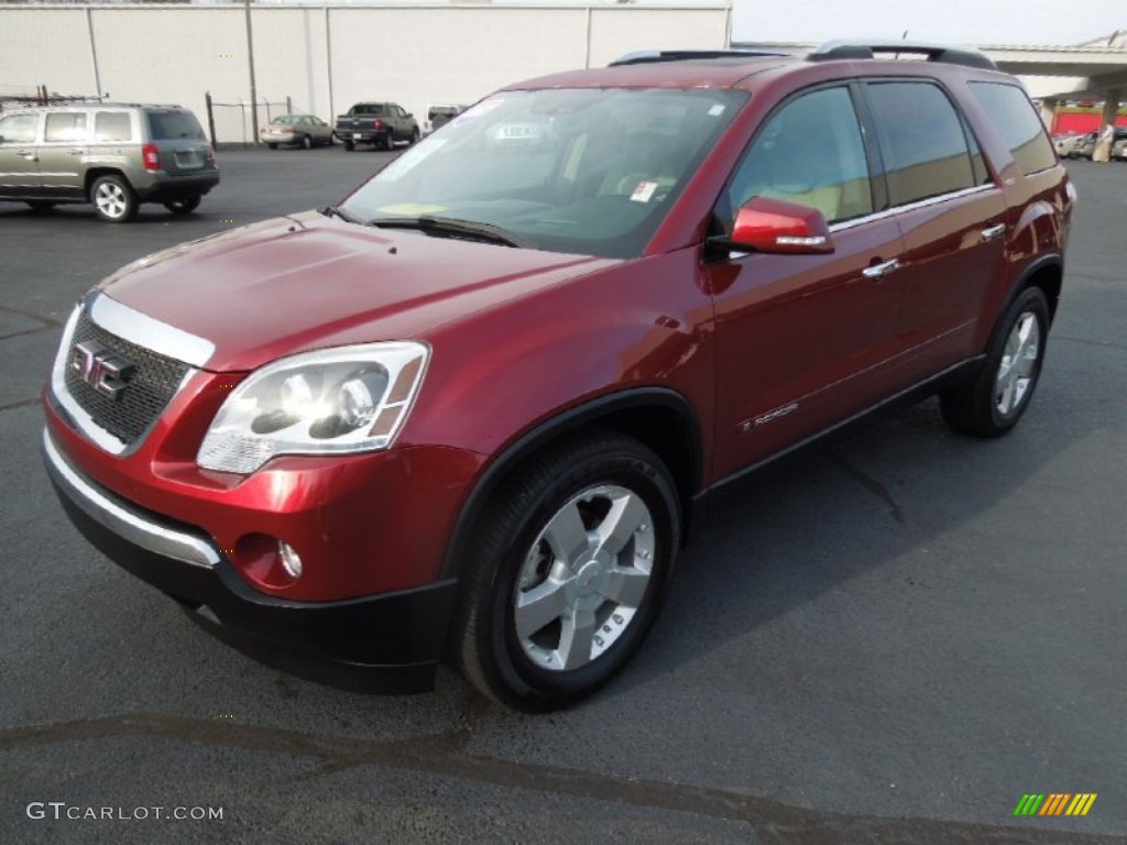 Red Jewel Tintcoat 2007 GMC Acadia SLT Exterior Photo #75758108