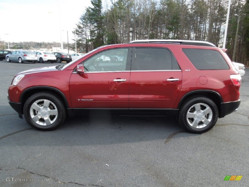 Red Jewel Tintcoat 2007 GMC Acadia SLT Exterior Photo #75758125