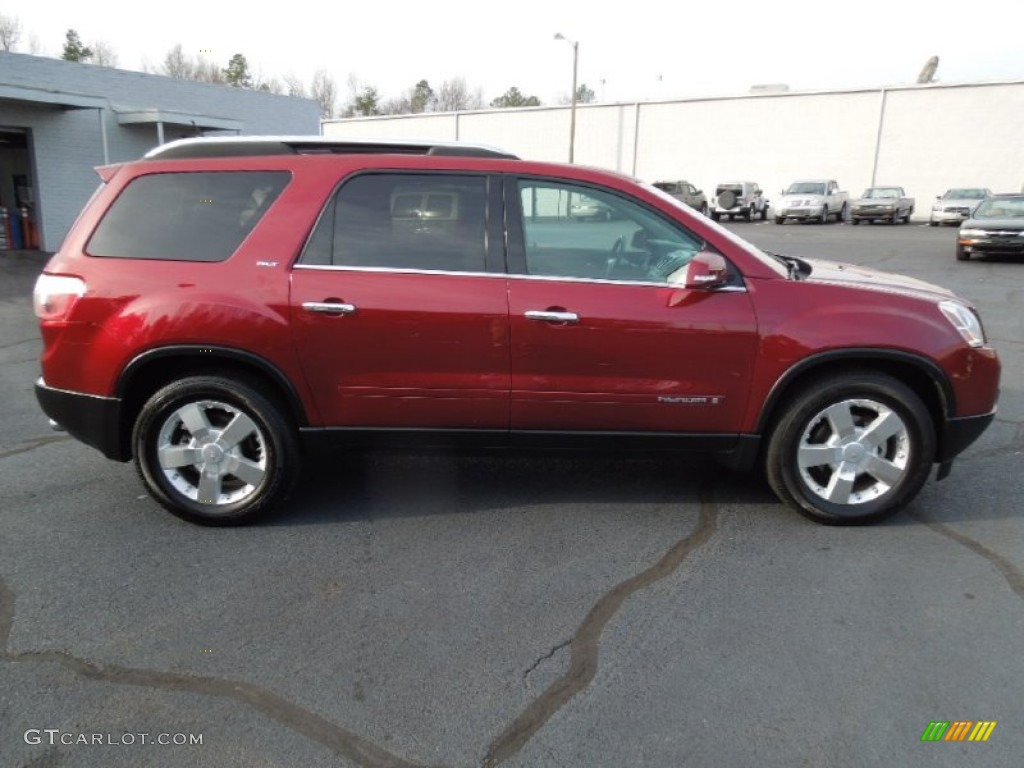 Red Jewel Tintcoat 2007 GMC Acadia SLT Exterior Photo #75758180