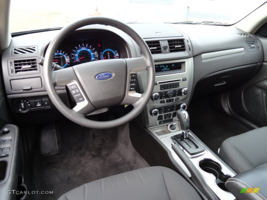 Charcoal Black Interior 2012 Ford Fusion SE Photo #75758227