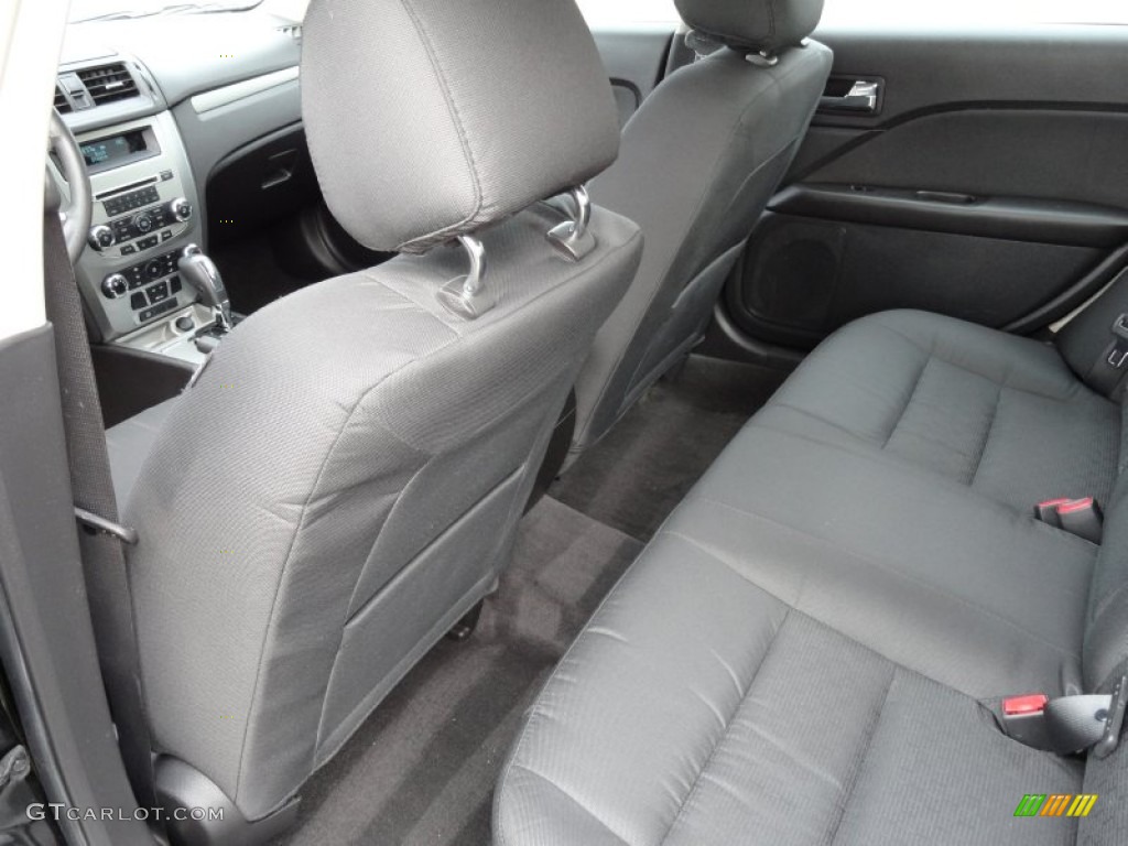 Charcoal Black Interior 2012 Ford Fusion SE Photo #75758351