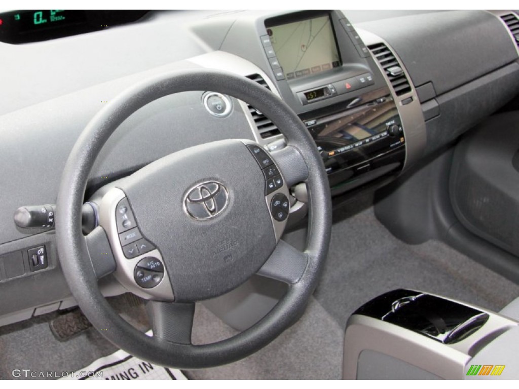 2008 Toyota Prius Hybrid Gray Dashboard Photo #75758454