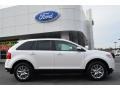 2013 White Platinum Tri-Coat Ford Edge SEL  photo #2