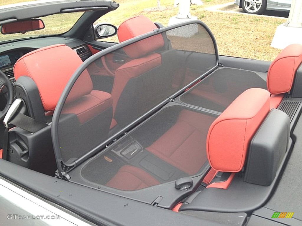 2007 3 Series 335i Convertible - Space Gray Metallic / Coral Red/Black photo #12