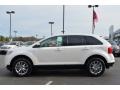 2013 White Platinum Tri-Coat Ford Edge SEL  photo #5