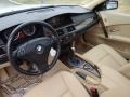 2007 BMW 5 Series Beige Interior Prime Interior Photo