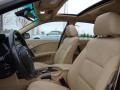 2007 BMW 5 Series Beige Interior Front Seat Photo