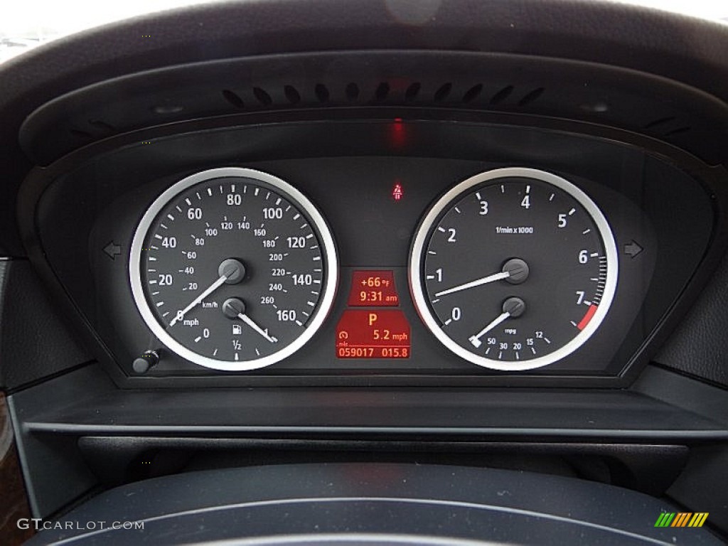 2007 BMW 5 Series 525i Sedan Gauges Photo #75759078