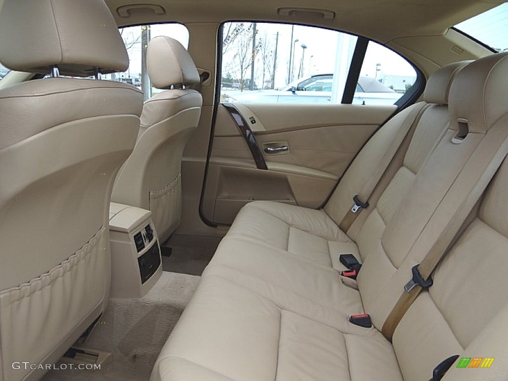 2007 BMW 5 Series 525i Sedan Rear Seat Photo #75759299