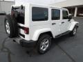 2013 Bright White Jeep Wrangler Unlimited Sahara 4x4  photo #5