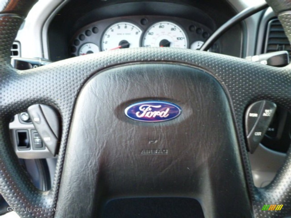 2001 Escape XLT V6 4WD - Medium Wedgewood Blue Metallic / Medium Graphite Grey photo #17