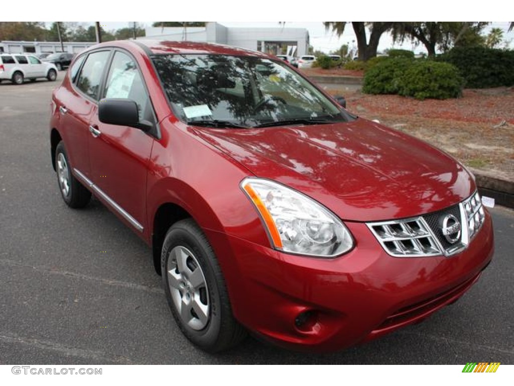 Cayenne Red 2013 Nissan Rogue S Exterior Photo #75760211