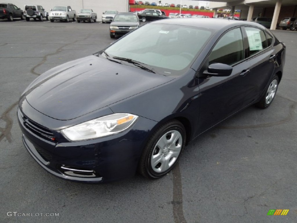 True Blue Pearl Coat 2013 Dodge Dart Aero Exterior Photo #75761219