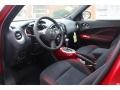 Black/Red/Red Trim 2013 Nissan Juke SV Interior Color