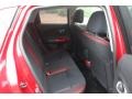2013 Nissan Juke Black/Red/Red Trim Interior Rear Seat Photo