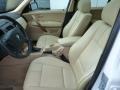 2005 BMW X3 Sand Beige Interior Front Seat Photo