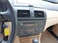 2005 BMW X3 Sand Beige Interior Controls Photo