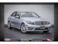 2013 Diamond Silver Metallic Mercedes-Benz C 250 Sport  photo #1