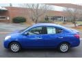 2013 Metallic Blue Nissan Versa 1.6 SV Sedan  photo #6