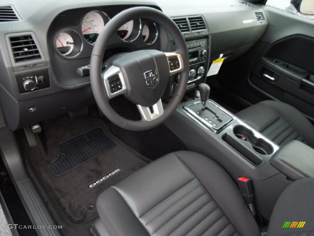 Dark Slate Gray Interior 2013 Dodge Challenger SXT Photo #75762779