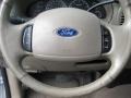 Medium Parchment Beige 2003 Ford F150 Lariat SuperCab 4x4 Steering Wheel