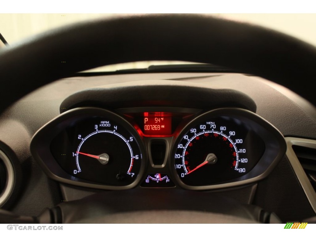 2012 Ford Fiesta SE Sedan Gauges Photo #75763223