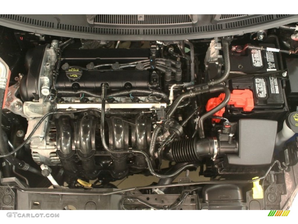 2012 Ford Fiesta SE Sedan 1.6 Liter DOHC 16-Valve Ti-VCT Duratec 4 Cylinder Engine Photo #75763385