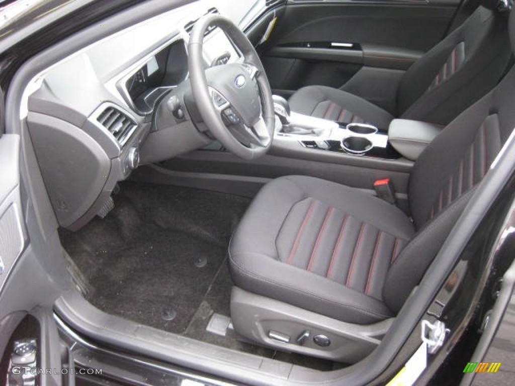 Se Appearance Package Charcoal Black Red Stitching Interior