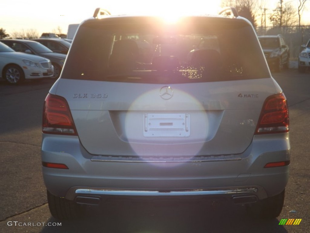 2013 GLK 350 4Matic - Iridium Silver Metallic / Black photo #4