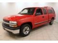 1999 Victory Red Chevrolet Silverado 1500 LS Extended Cab  photo #3