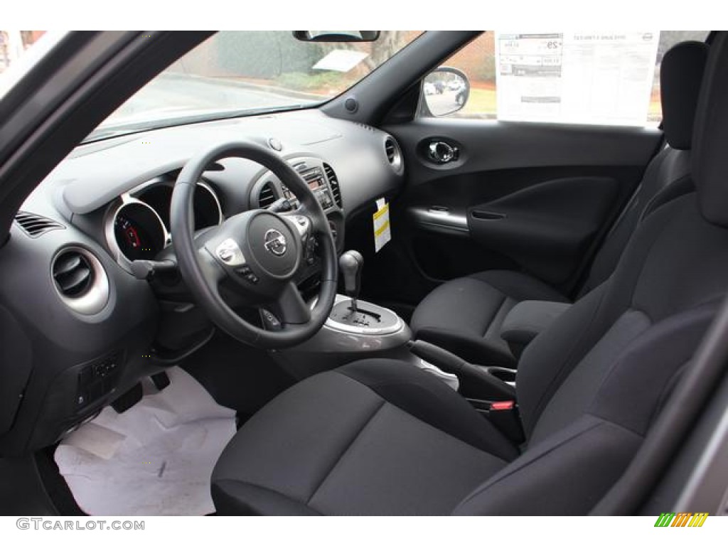 Black/Silver Trim Interior 2013 Nissan Juke S Photo #75763868