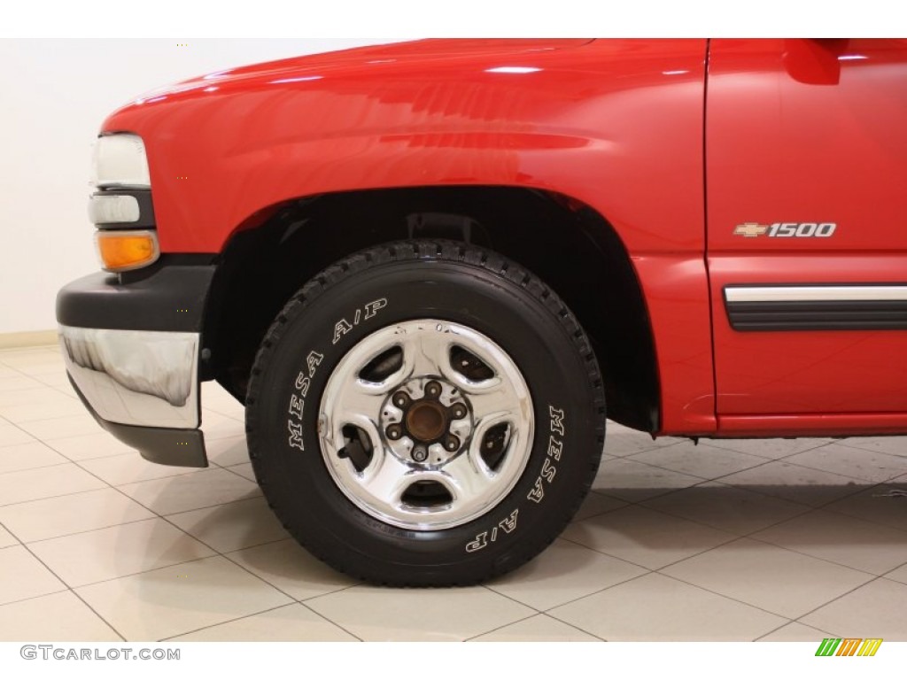 1999 Silverado 1500 LS Extended Cab - Victory Red / Graphite photo #14