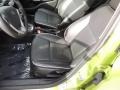 2011 Ford Fiesta Charcoal Black Leather Interior Front Seat Photo