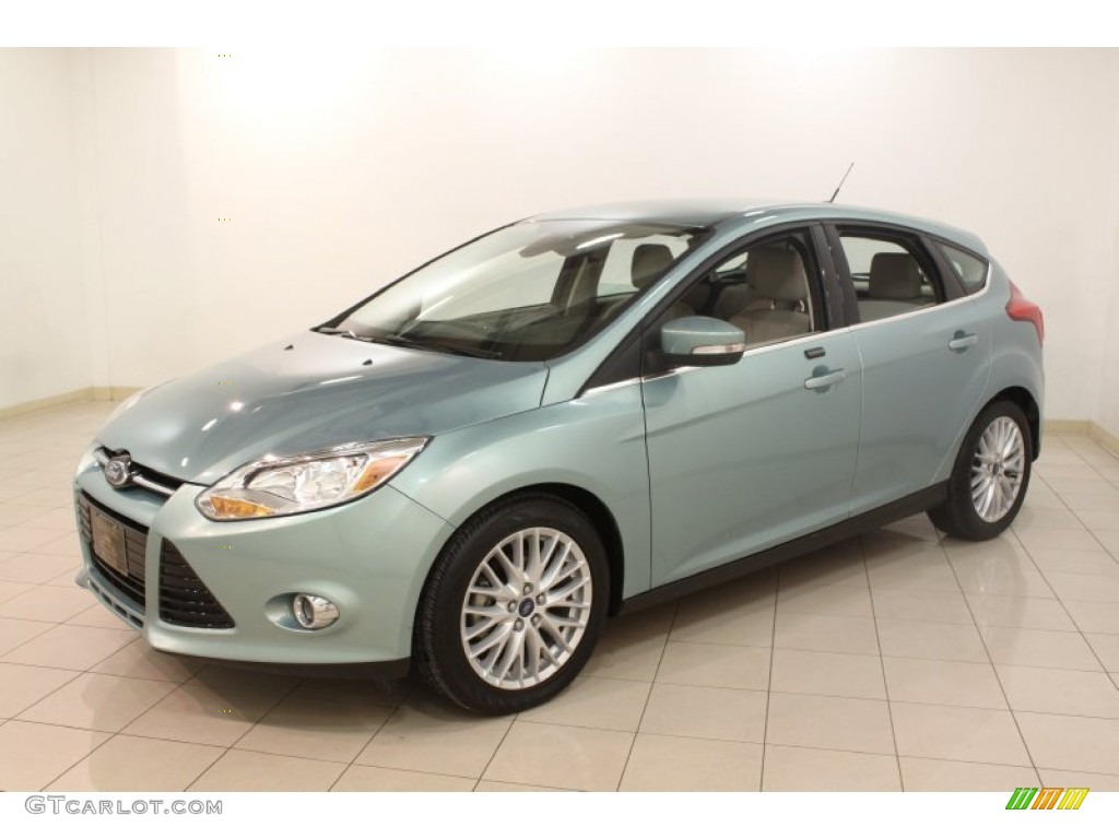 Frosted Glass Metallic 2012 Ford Focus SEL 5-Door Exterior Photo #75764585