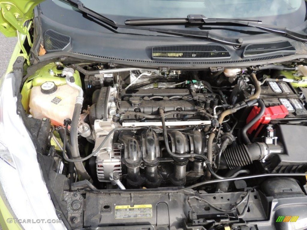 2011 Ford Fiesta SES Hatchback 1.6 Liter DOHC 16-Valve Ti-VCT Duratec 4 Cylinder Engine Photo #75764699