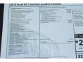 2013 Audi S5 3.0 TFSI quattro Convertible Window Sticker